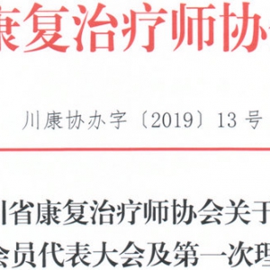 协会关于召开 2019会员代表大会及第一次理事会、 第二次常务理事会的通知